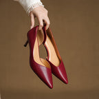 Velisse D’Orsay Leather Pumps