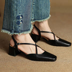 Valenne Leather Heels