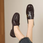 Celia Horsebit Leather Loafers