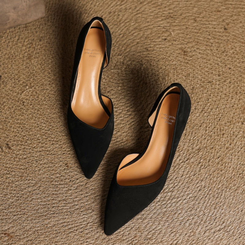 Velisse D’Orsay Leather Pumps