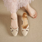 Caelin Lambskin Leather Heels