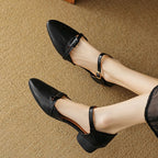 Calenne Leather Slingbacks