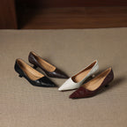 Verrine Leather Low Pumps