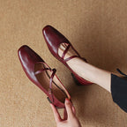 Marvelle Leather Mary Janes