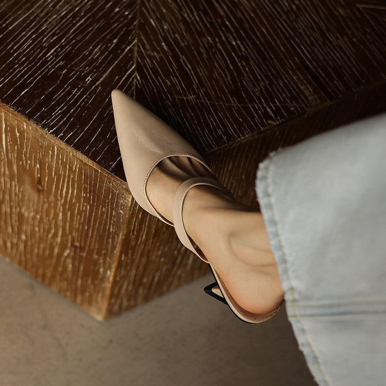 Elvaré Strap Leather Mules