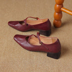 Marvelle Leather Mary Janes