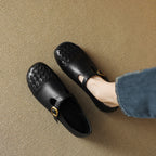 Velmora Woven Leather Loafers