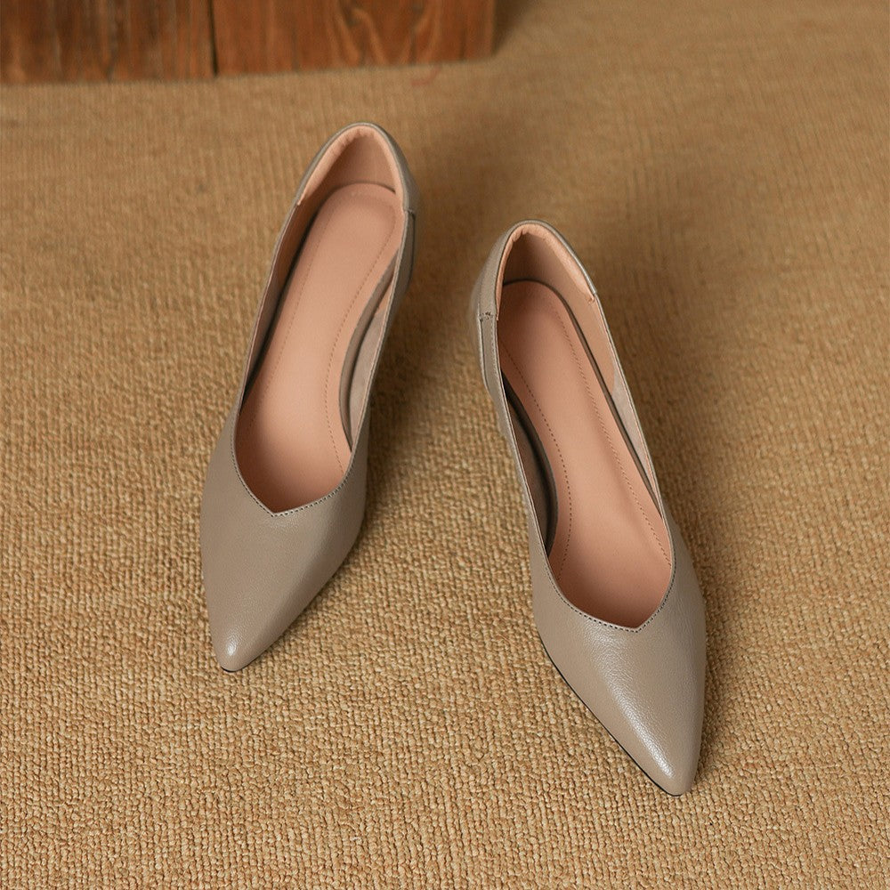 Lunare Sculpt Leather Pumps