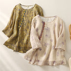 Embroidered Relaxed Blouse