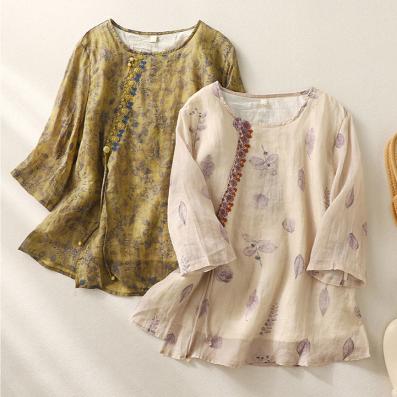 Embroidered Relaxed Blouse