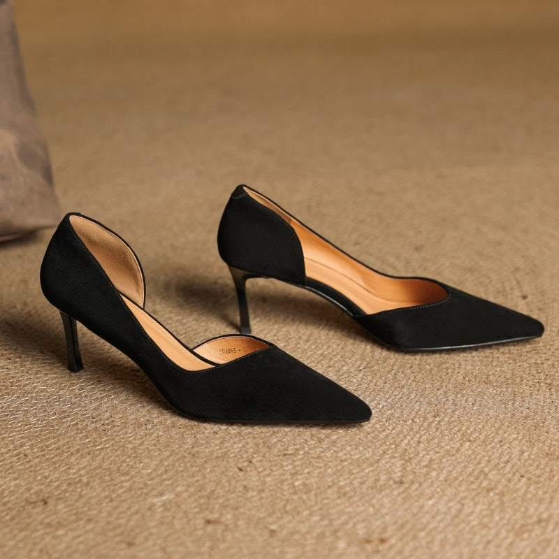 Velisse D’Orsay Leather Pumps