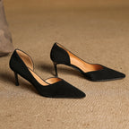 Velisse D’Orsay Leather Pumps