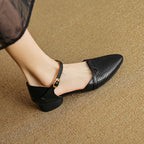 Calenne Leather Slingbacks