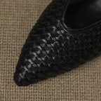 Velisse Woven Leather Heel Mules