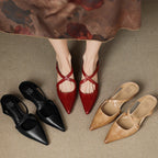 Eryne Leather Mules