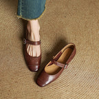 Avelyn Leather Mary Janes