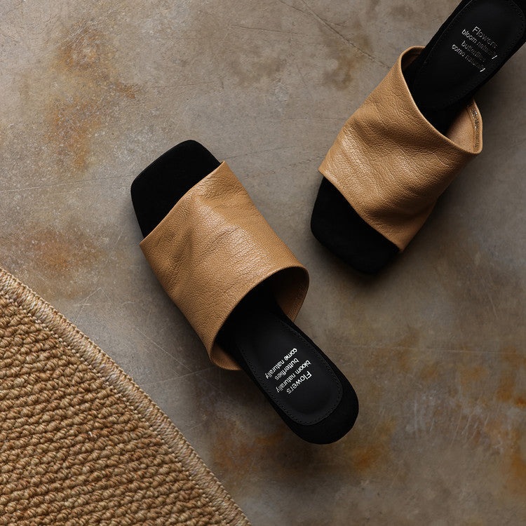 Liora Leather Sandal Mules