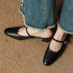 Rielle Strap Leather Mules
