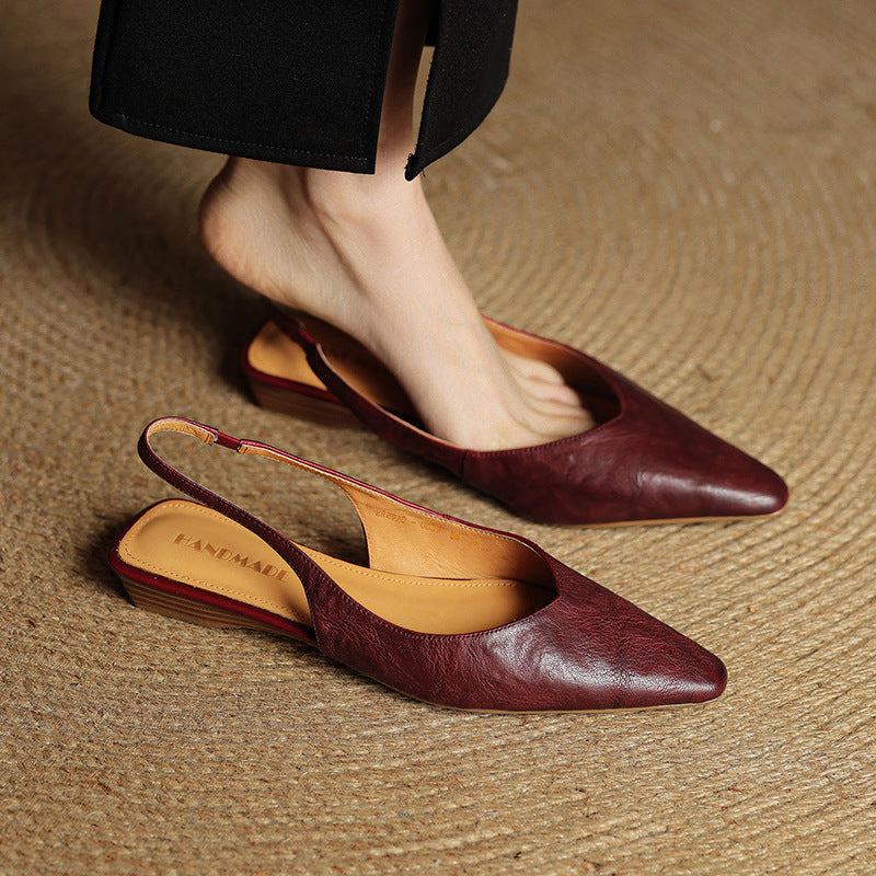 Eloura Slingback Leather Flats