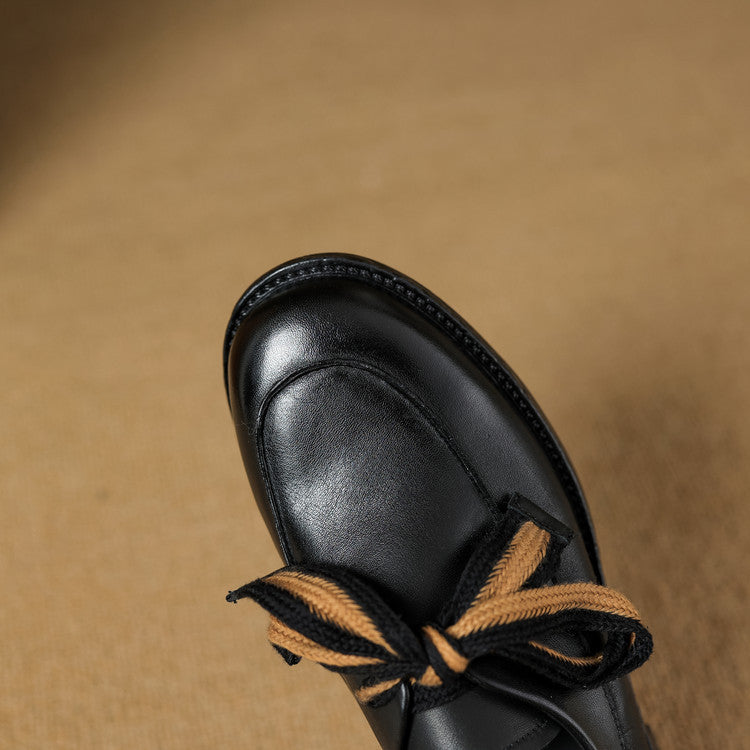 Caelen Bow Leather Loafers