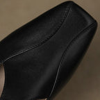 Luna Sculpt Leather Mules