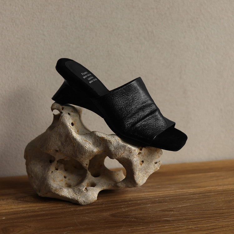 Liora Leather Sandal Mules