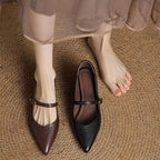 Eloria Leather Kitten Heels