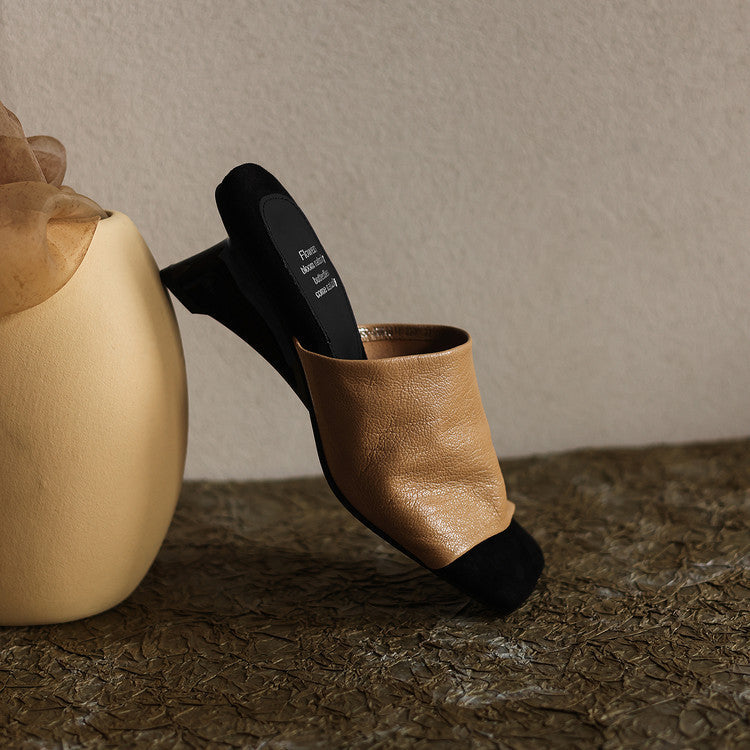 Liora Leather Sandal Mules