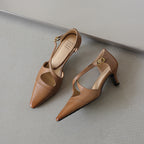 Celest Leather Mary-Jane Heels