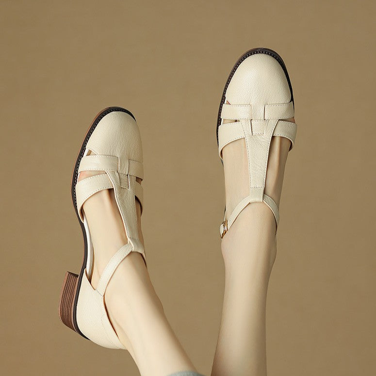 Lorin Roman Leather Heels