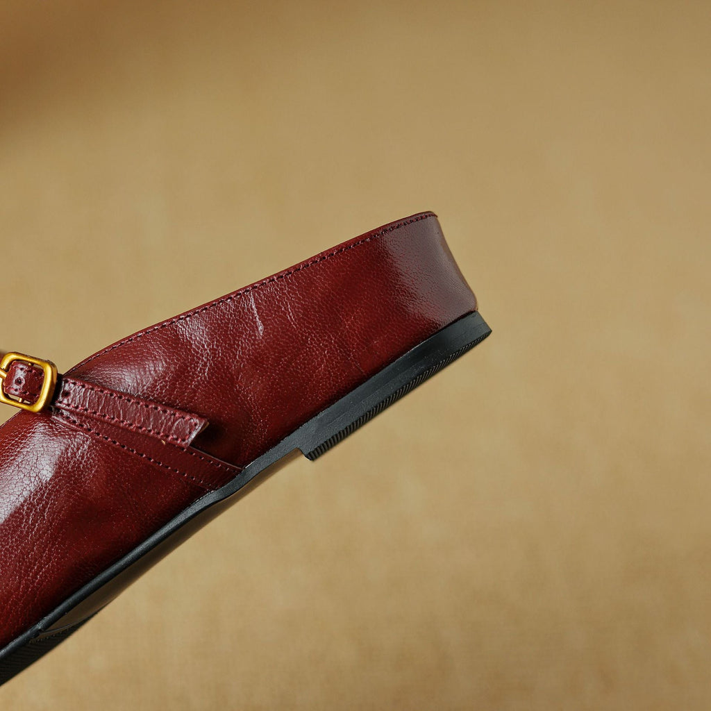 Celine Leather Strap Mules