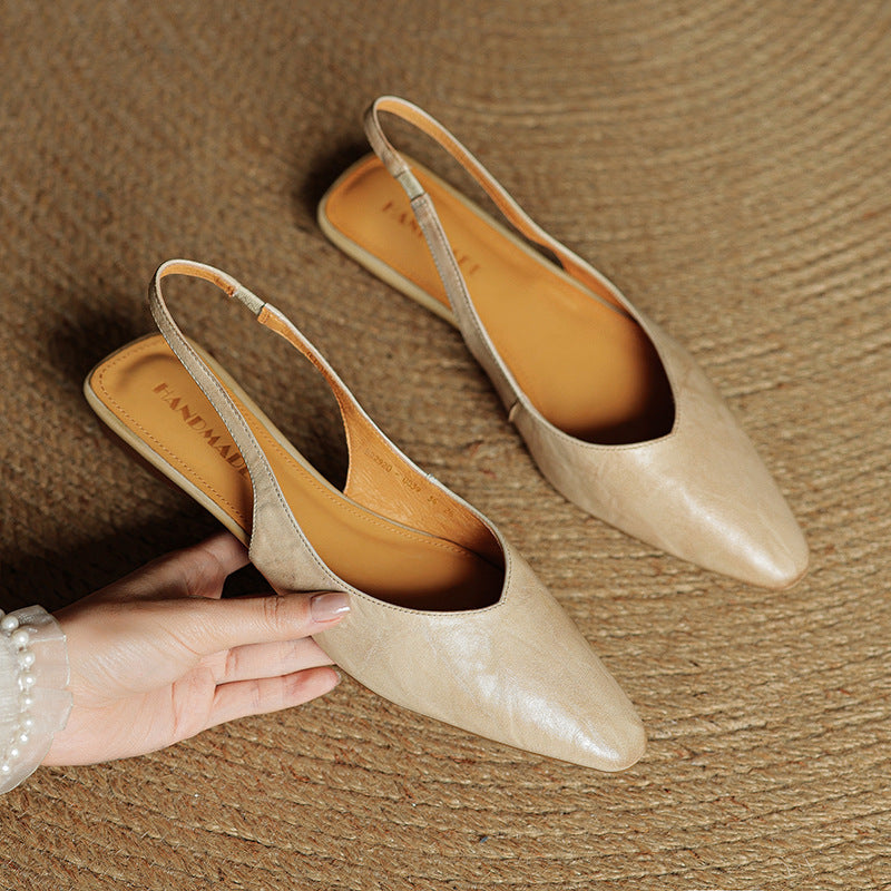 Eloura Slingback Leather Flats