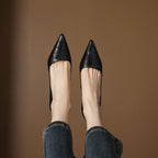 Verrine Leather Low Pumps
