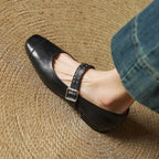 Avelyn Leather Mary Janes