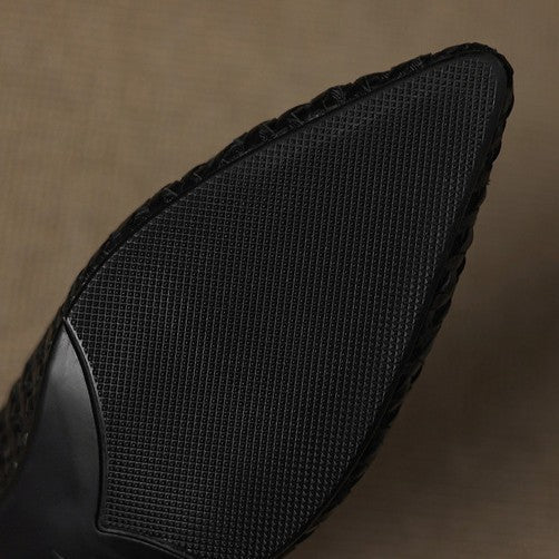 Velisse Woven Leather Heel Mules