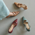 Celest Leather Mary-Jane Heels