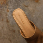 Elise Square-Toe Leather Mules