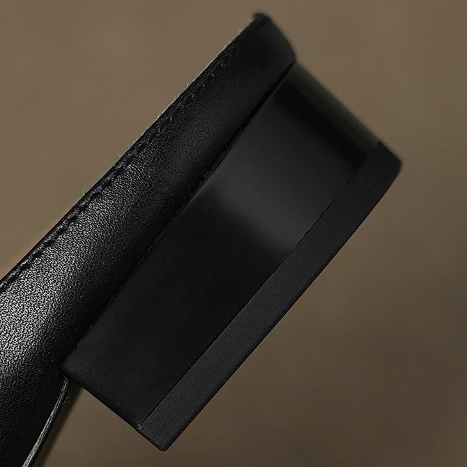 Luna Sculpt Leather Mules