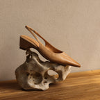 Vela Sculpt Leather Heels