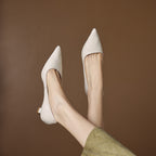 Verrine Leather Low Pumps