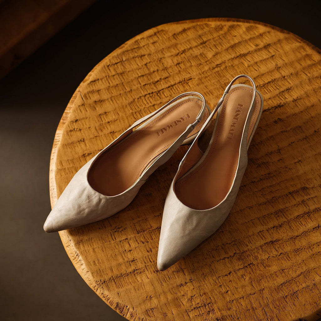 Vela Sculpt Leather Heels