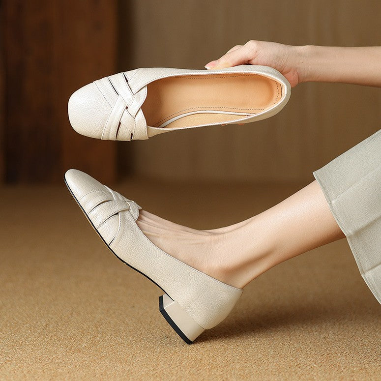 Eloura Woven Leather Flats