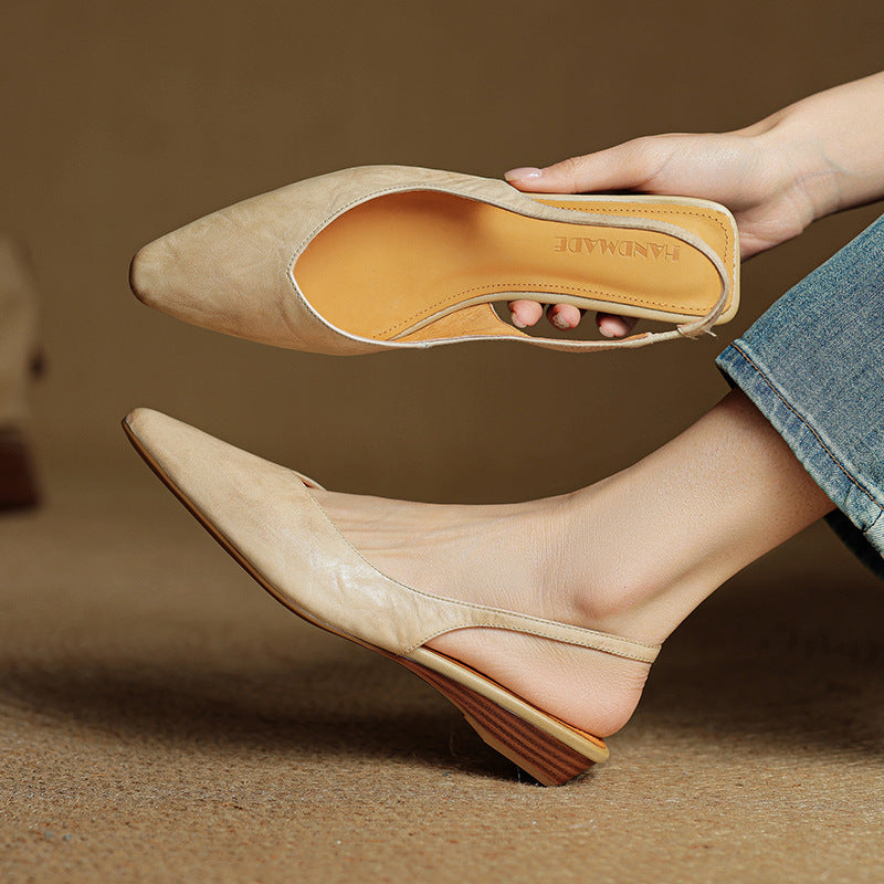 Eloura Slingback Leather Flats