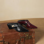 Aurel Leather Sculpt Mules