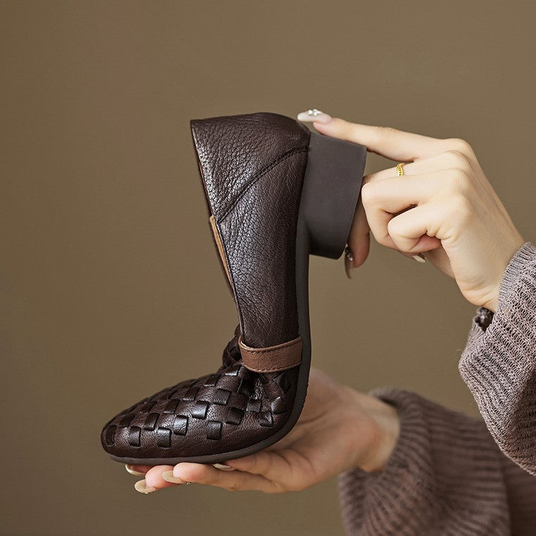 Ardelle Woven Leather Loafers
