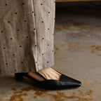 Serelle Leather Slingback Heels