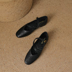 Aurelle Strap Leather Mary-Jane