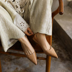 Vela Sculpt Leather Heels