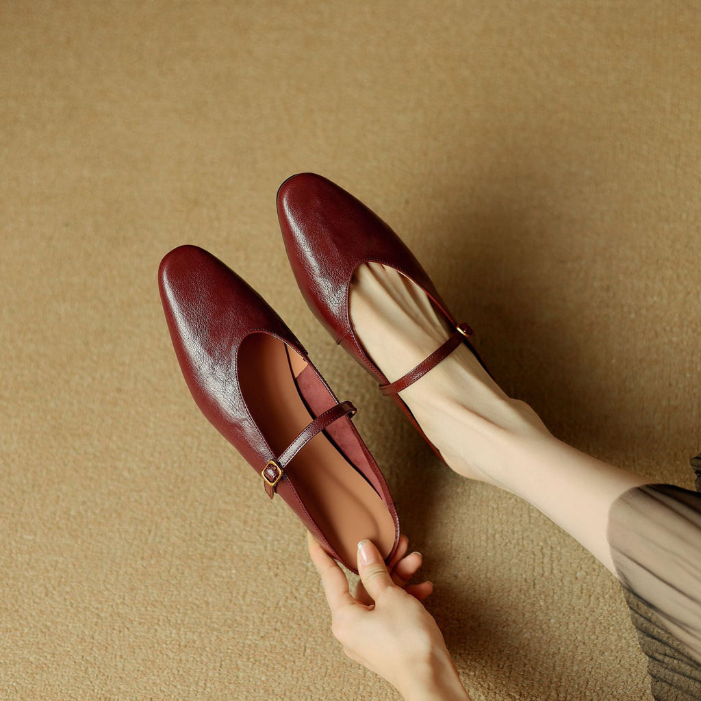 Celine Leather Strap Mules