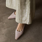 Serelle Leather Slingback Heels